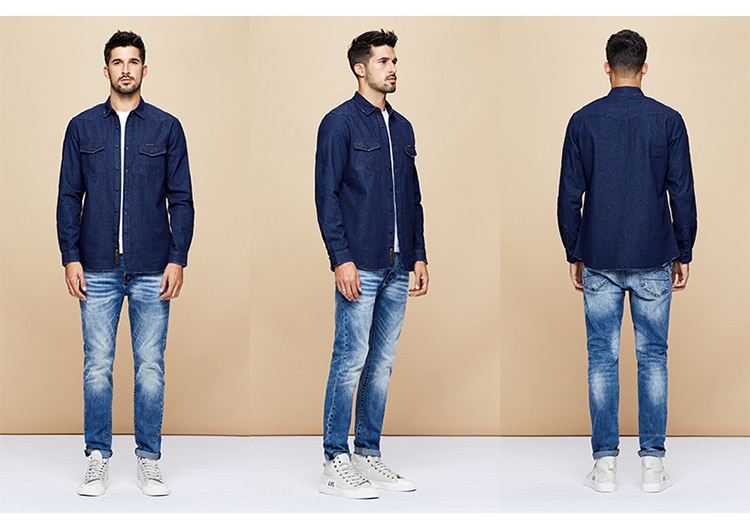 Men's Cotton Denim Shirt Men's Cotton Denim Shirt