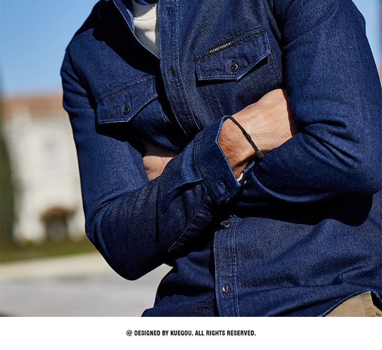 Men's Cotton Denim Shirt Men's Cotton Denim Shirt