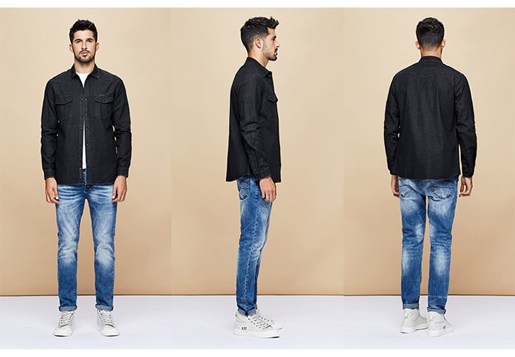 Men's Cotton Denim Shirt Men's Cotton Denim Shirt