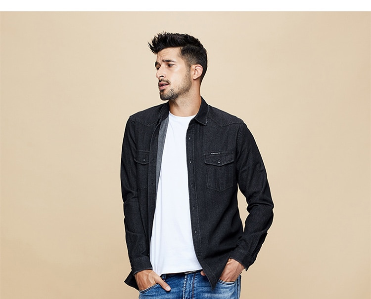 Men's Cotton Denim Shirt Men's Cotton Denim Shirt
