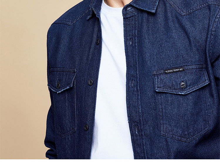 Men's Cotton Denim Shirt Men's Cotton Denim Shirt