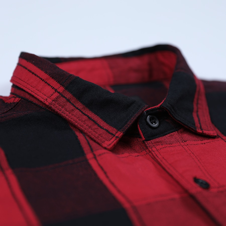 Men's Casual Plaid Cotton Shirt