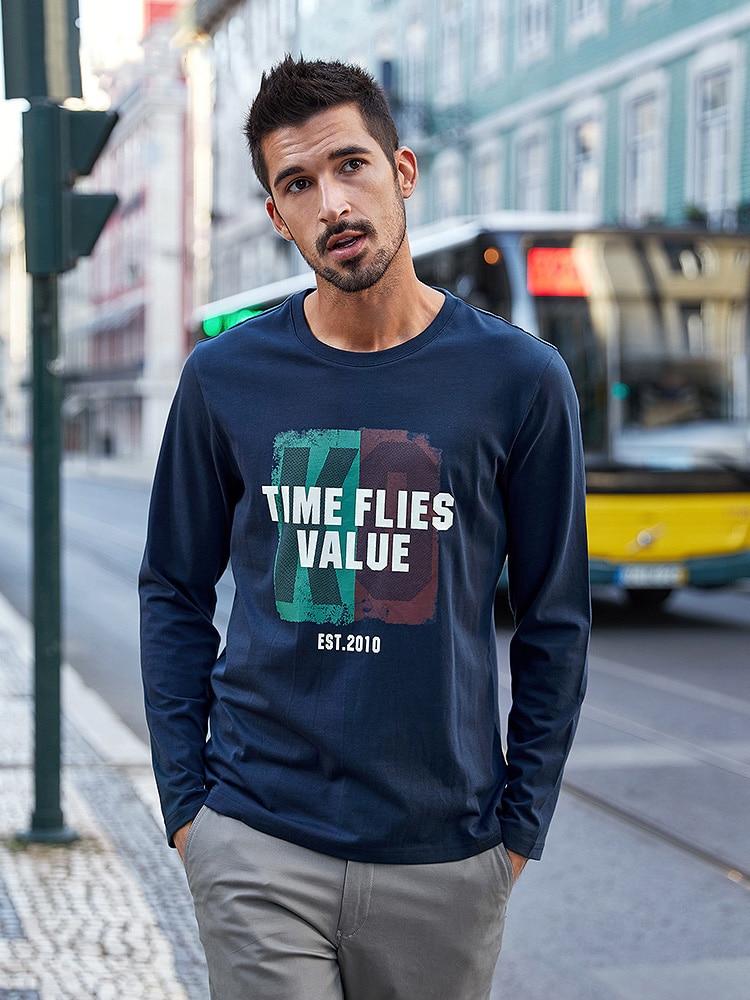 Men's Cotton Printed Long Sleeve Men's Cotton Printed Long Sleeve