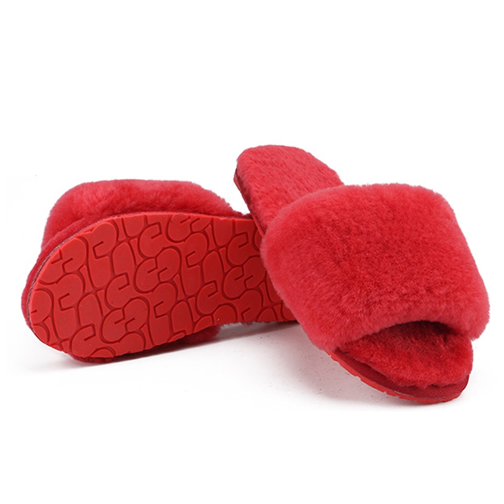 Women's Wool Fur Slippers