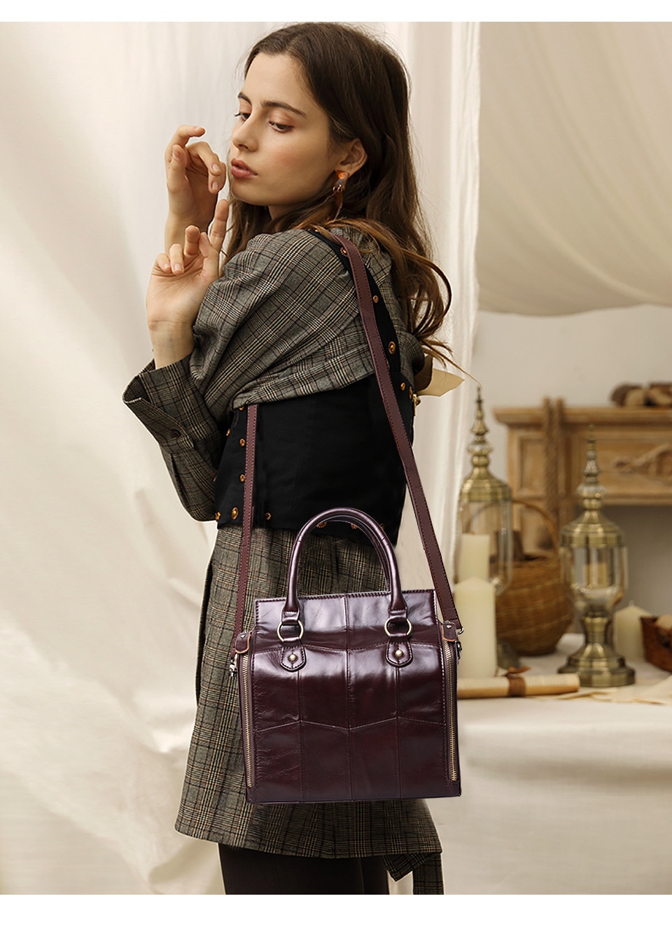 Multifunction Genuine Leather Handbags Multifunction Genuine Leather Handbags