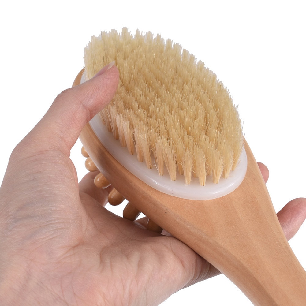 Exfoliating Body Brush with Long Handle