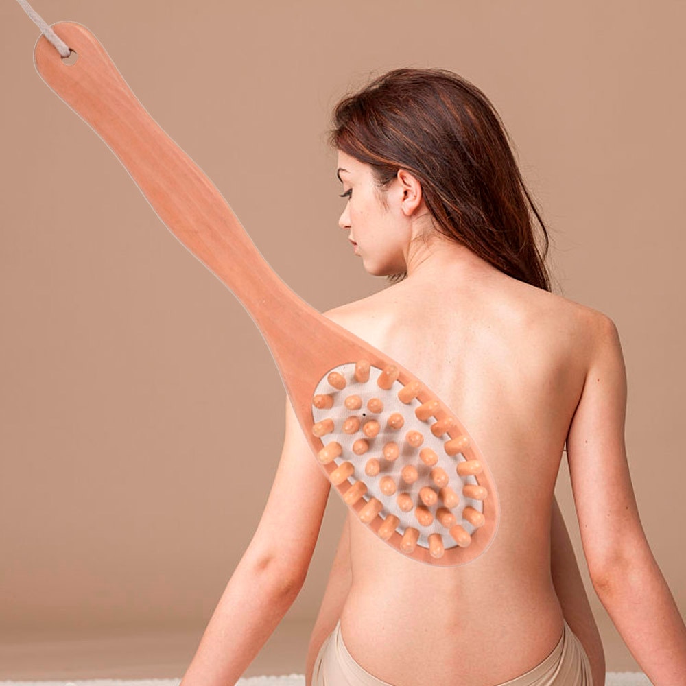 Exfoliating Body Brush with Long Handle