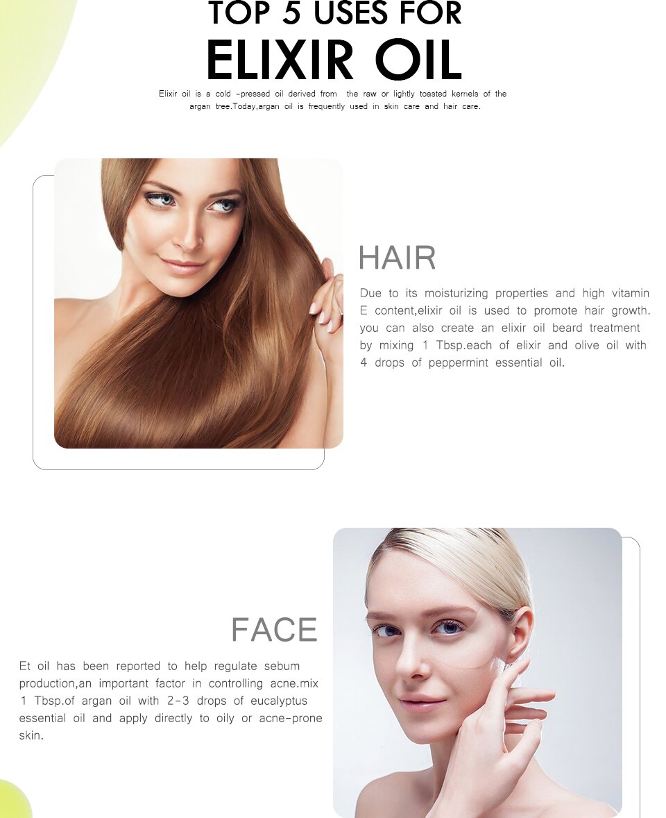 Luury Essential Oil for Face 5 pcs Set