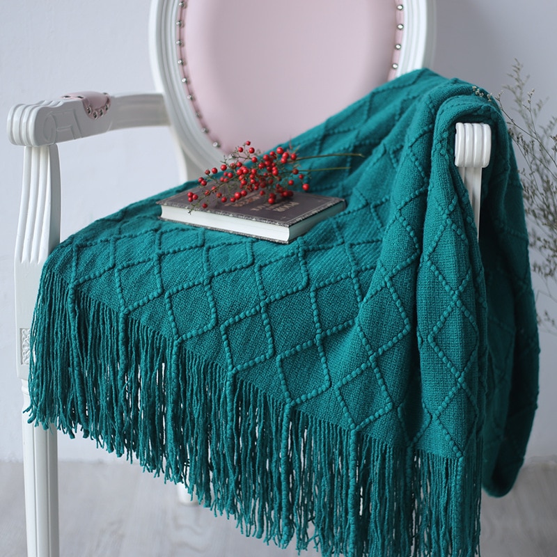 Nordic Knitted Throw Blanket Nordic Knitted Throw Blanket