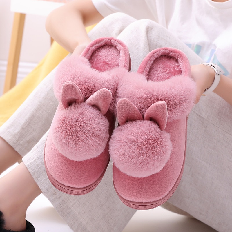 Women's Home Slippers with Rabbit Ears Women's Home Slippers with Rabbit Ears