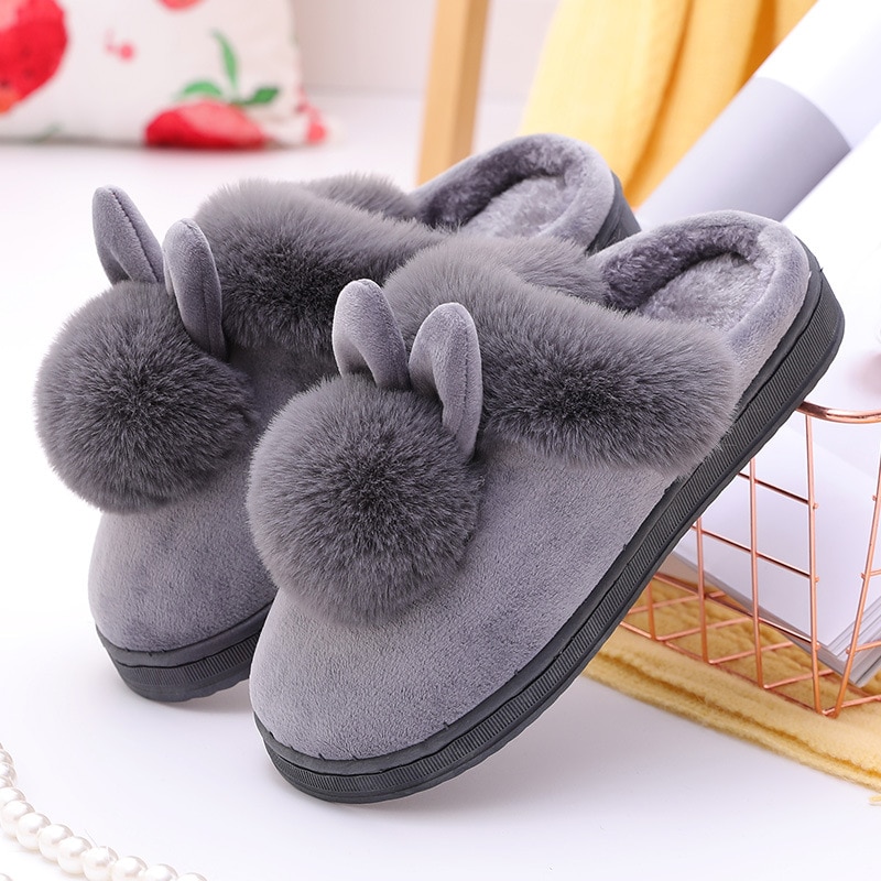 Women's Home Slippers with Rabbit Ears Women's Home Slippers with Rabbit Ears