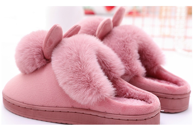 Women's Home Slippers with Rabbit Ears Women's Home Slippers with Rabbit Ears