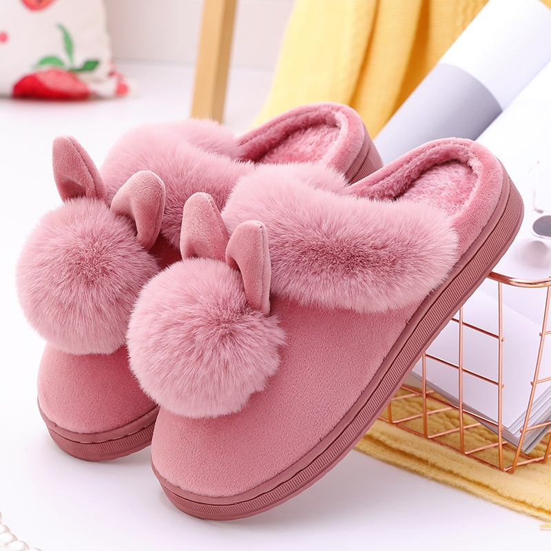 Women's Home Slippers with Rabbit Ears Women's Home Slippers with Rabbit Ears