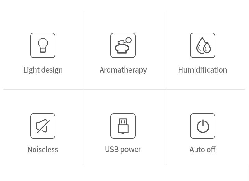 Ultrasonic USB Aroma Diffuser with Light Ultrasonic USB Aroma Diffuser with Light