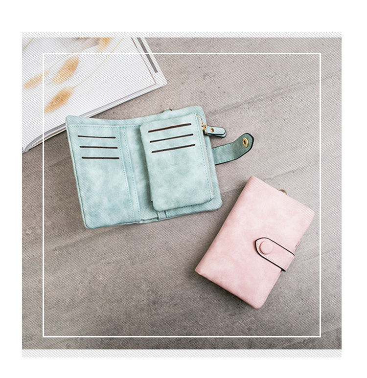 Women's Compact Solid Color Wallet Women's Compact Solid Color Wallet