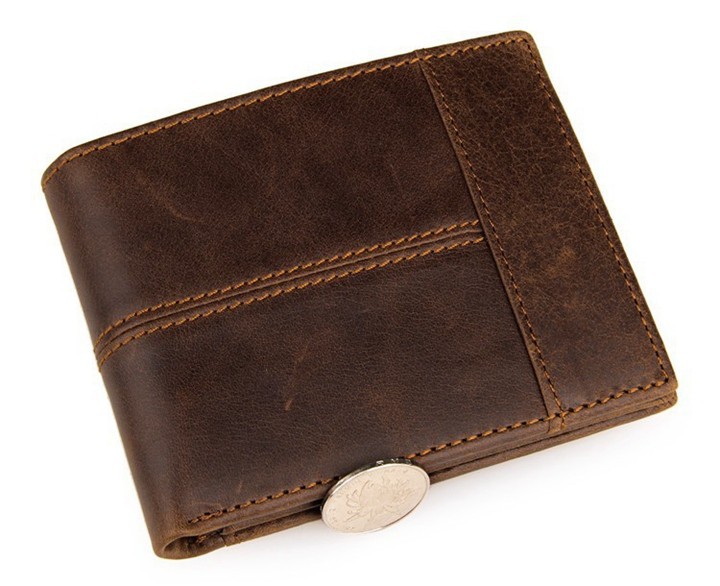 Men's Genuine Leather Short Wallet Men's Genuine Leather Short Wallet