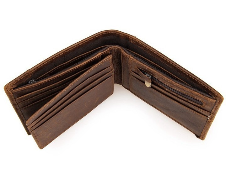 Men's Genuine Leather Short Wallet Men's Genuine Leather Short Wallet