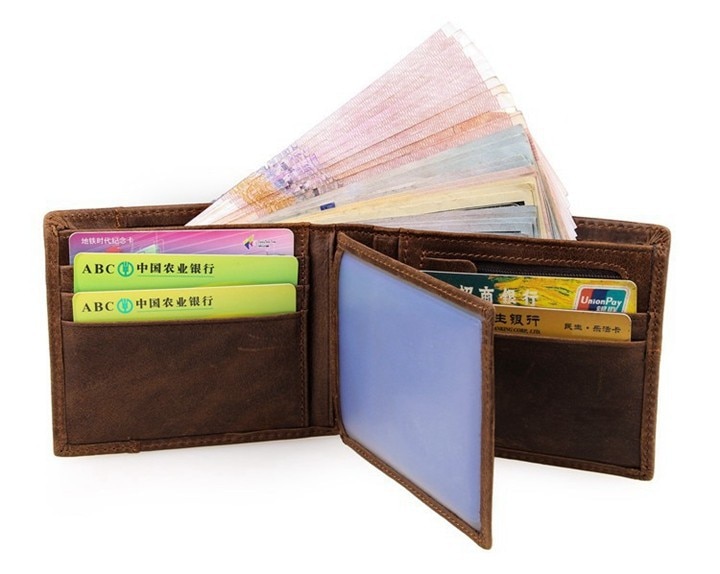 Men's Genuine Leather Short Wallet Men's Genuine Leather Short Wallet