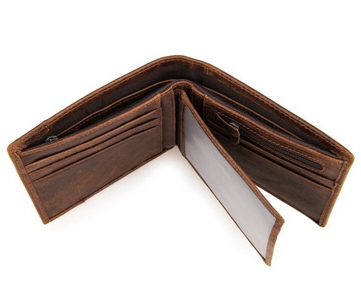 Men's Genuine Leather Short Wallet Men's Genuine Leather Short Wallet