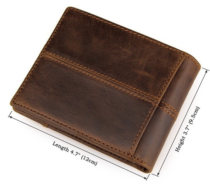 Men's Genuine Leather Short Wallet Men's Genuine Leather Short Wallet