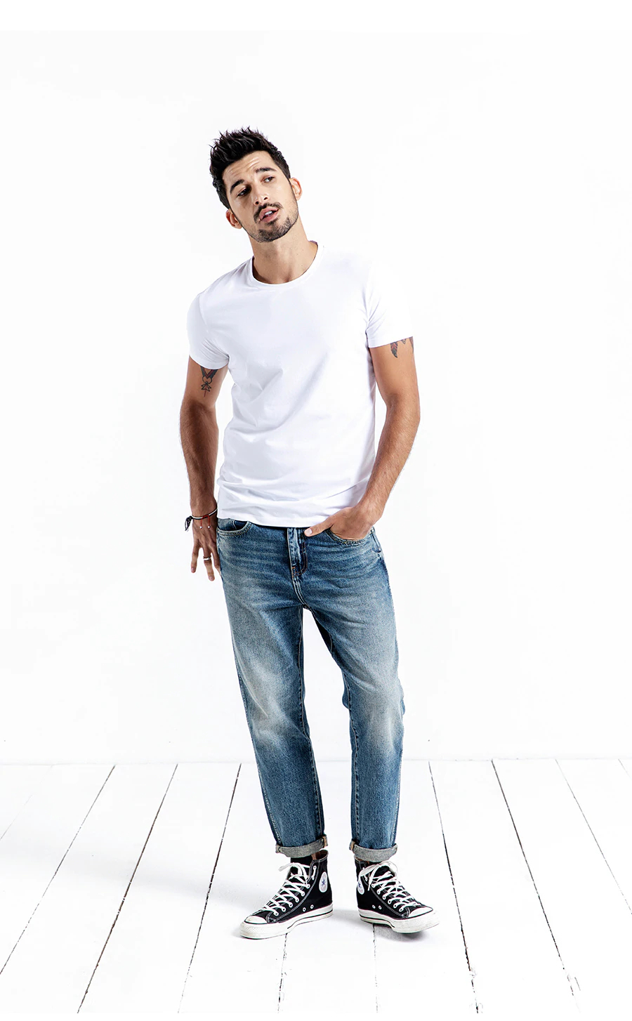 Men's Casual O-Neck Cotton T-Shirt Men's Casual O-Neck Cotton T-Shirt