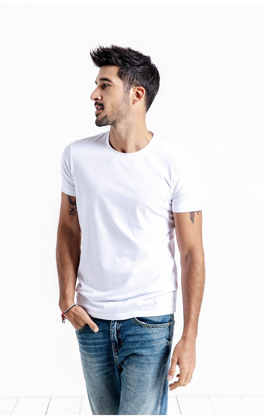 Men's Casual O-Neck Cotton T-Shirt Men's Casual O-Neck Cotton T-Shirt