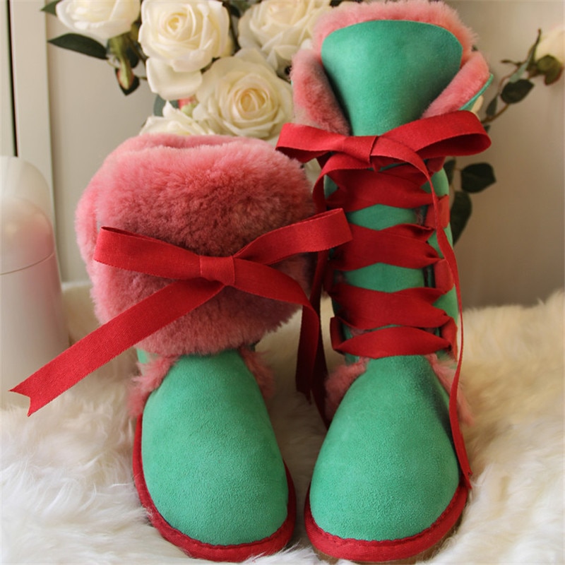 Women's Sheepskin Snow Boots