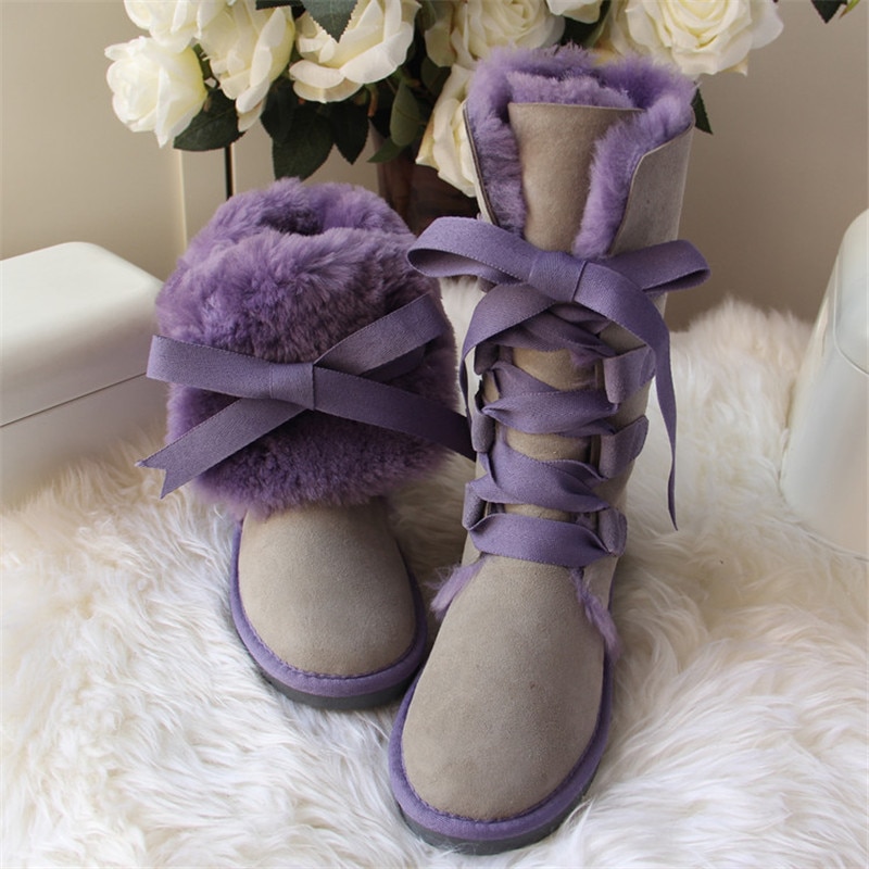 Women's Sheepskin Snow Boots