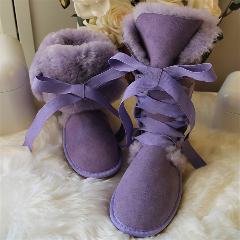Women's Sheepskin Snow Boots