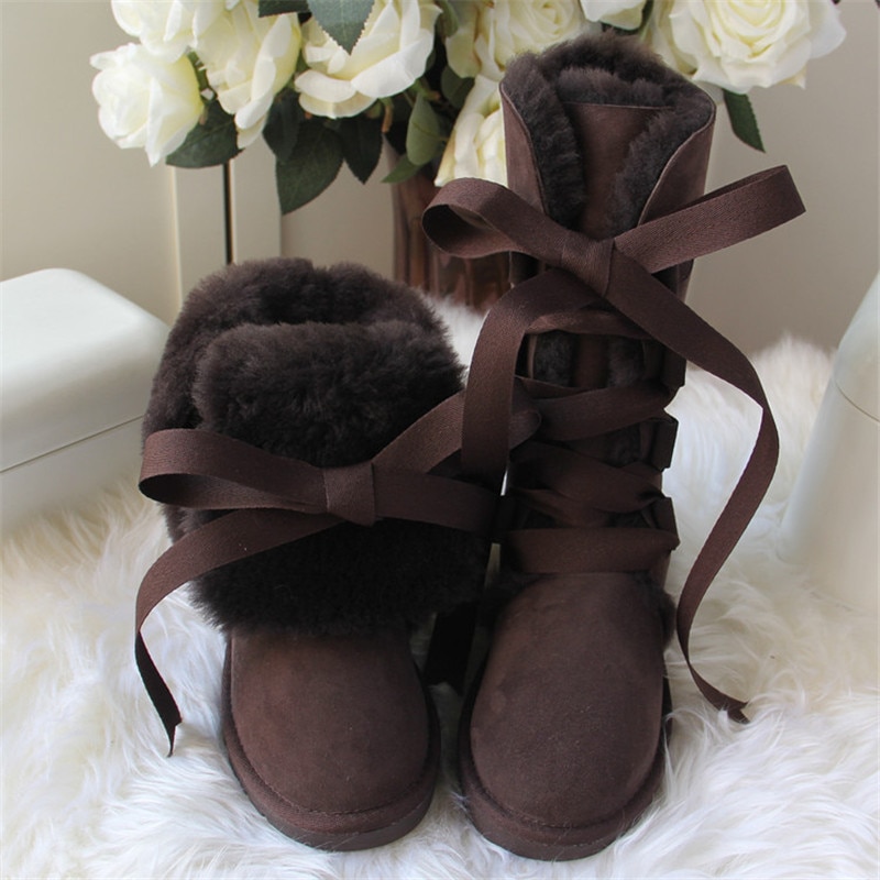 Women's Sheepskin Snow Boots