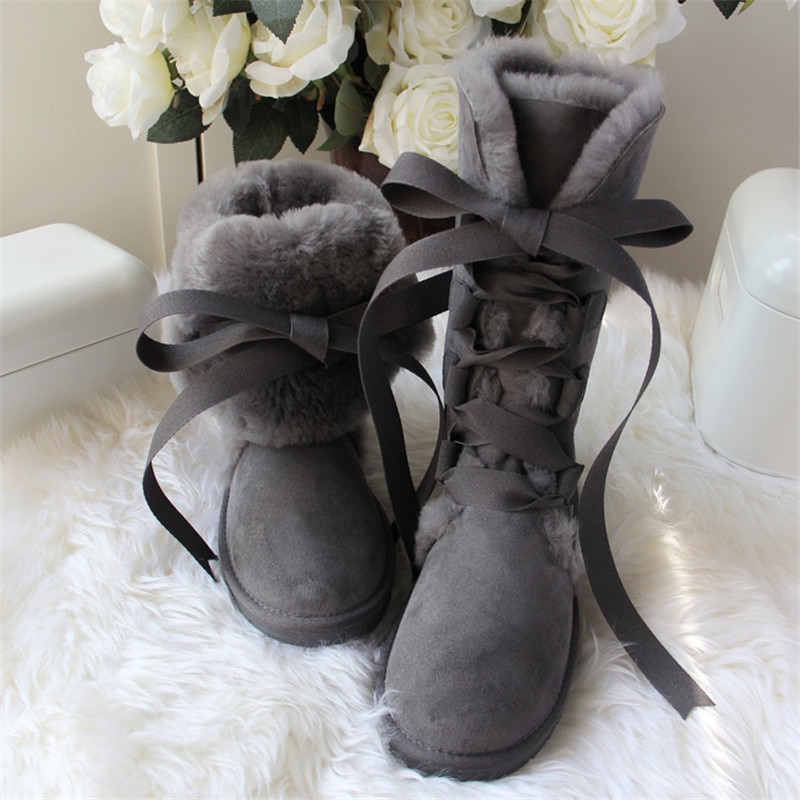 Women's Sheepskin Snow Boots