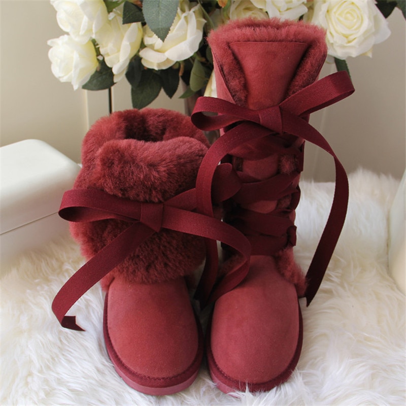 Women's Sheepskin Snow Boots