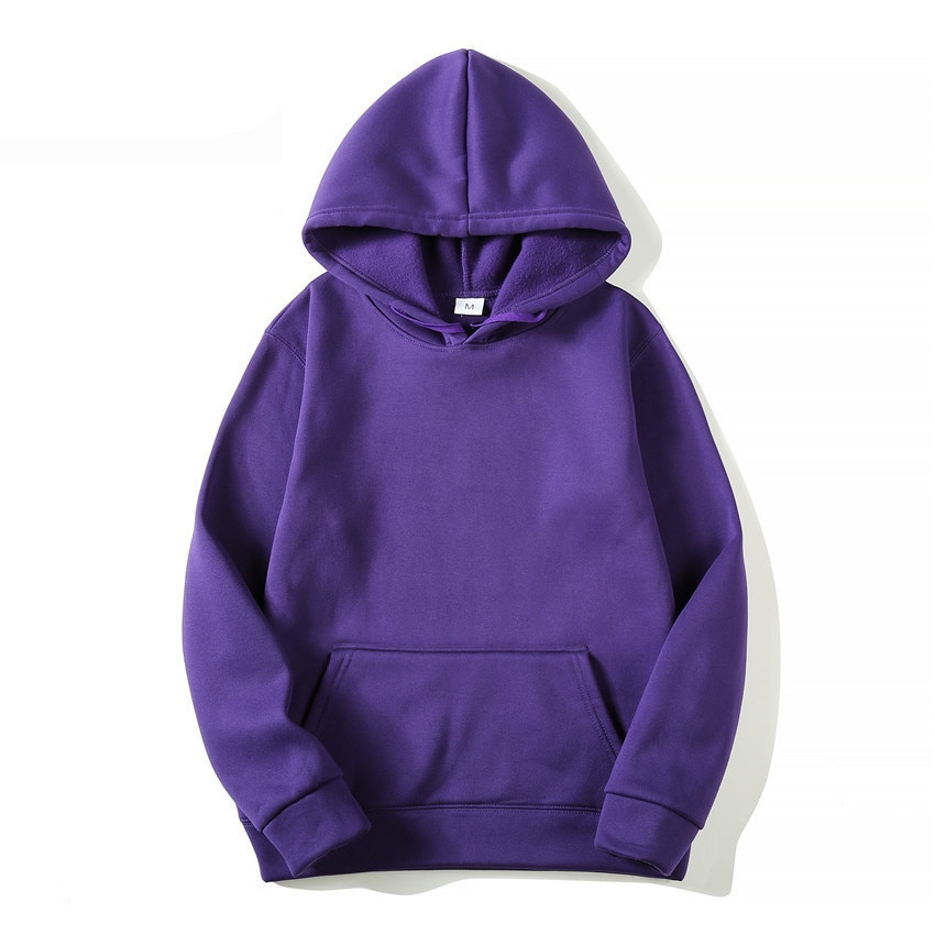 Men's Simple Style Solid Color Hoodie
