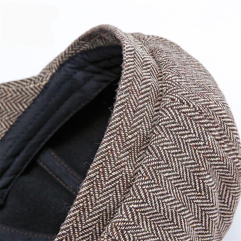 Men's Fashion Autumn Tweed Cap
