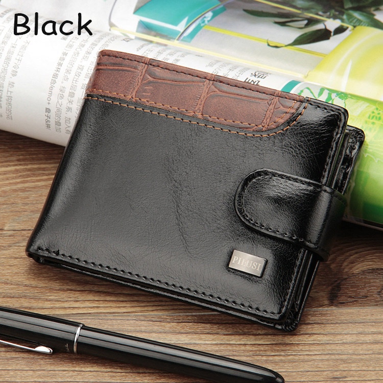 Men's Crocodile Texture Detail Wallet Men's Crocodile Texture Detail Wallet