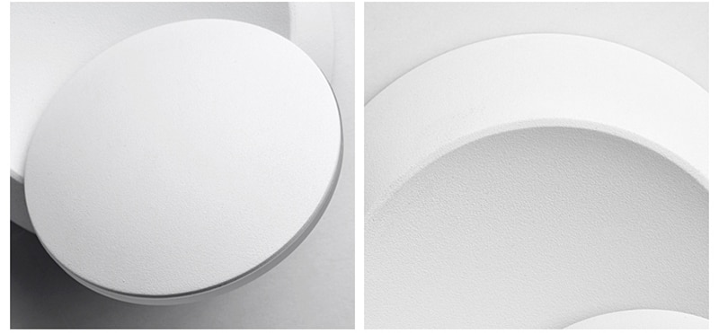 Unique Rotating Design Aluminum Wall Lamp