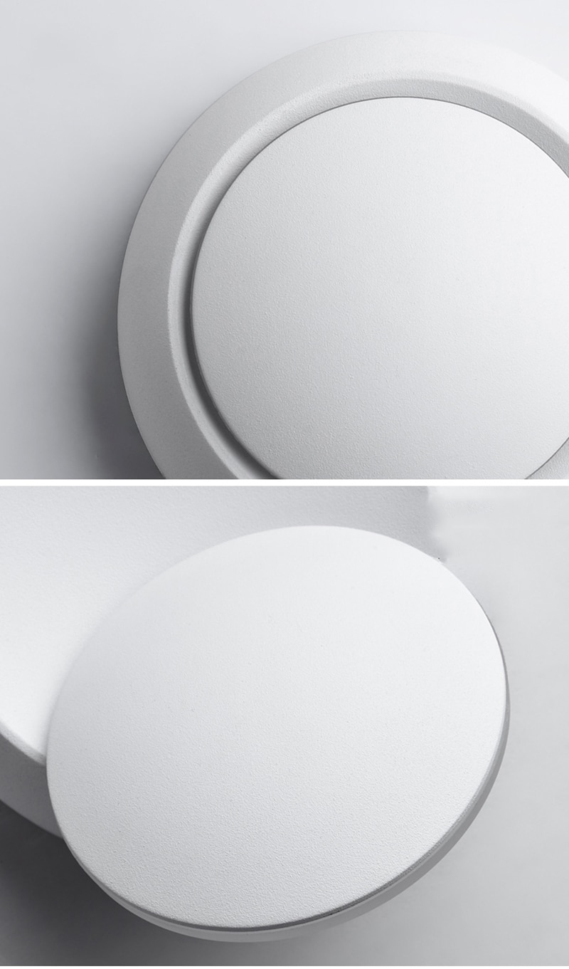 Unique Rotating Design Aluminum Wall Lamp