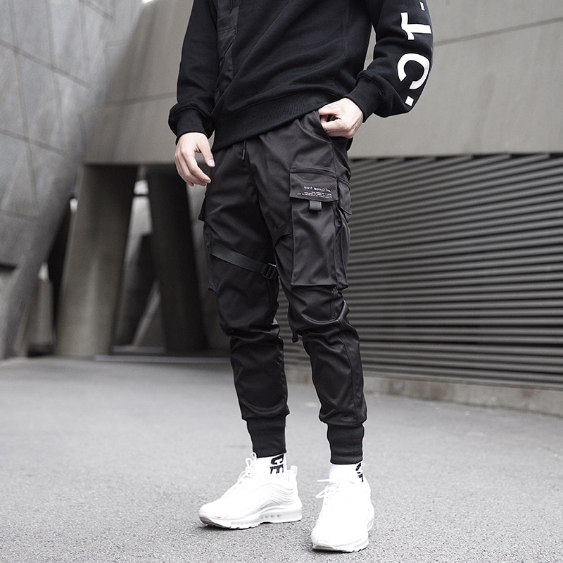 Men's Harajuku Black Joggers Men's Harajuku Black Joggers