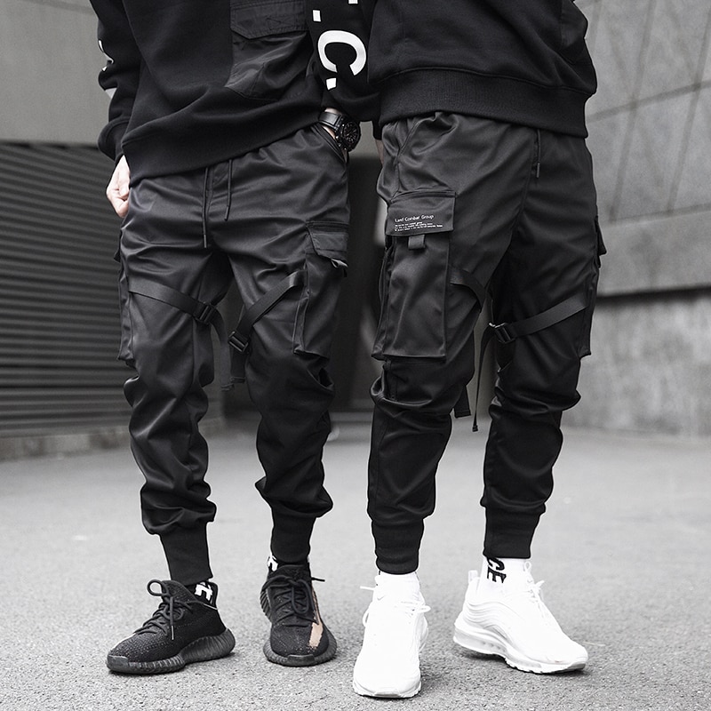Men's Harajuku Black Joggers Men's Harajuku Black Joggers