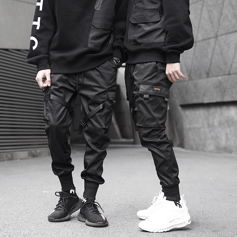 Men's Harajuku Black Joggers Men's Harajuku Black Joggers