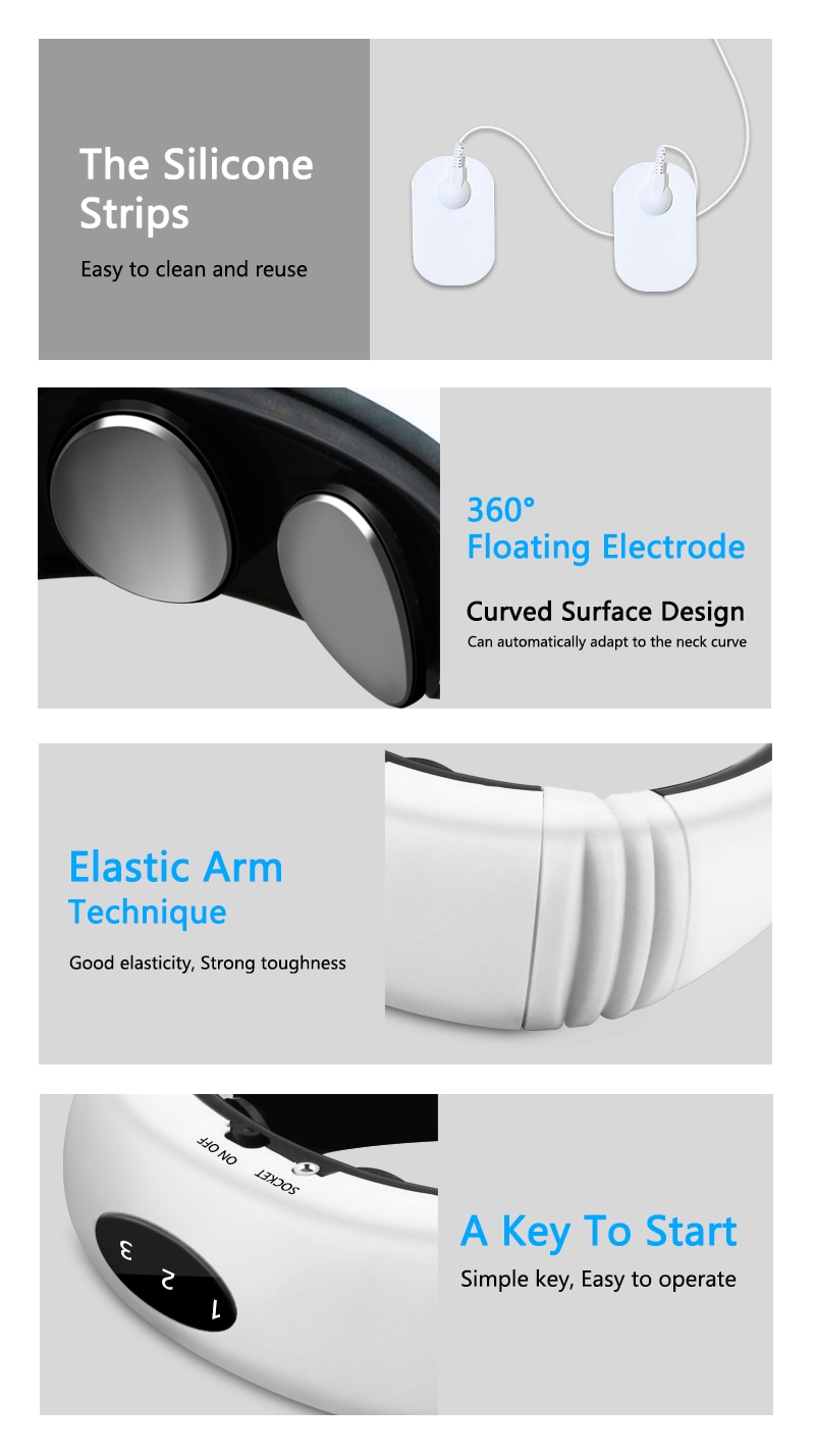 6 Modes Electric Neck Massager 6 Modes Electric Neck Massager