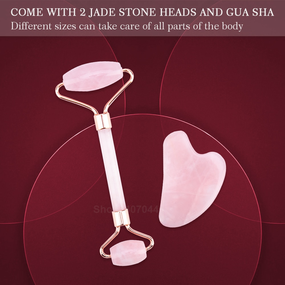Lift Up Jade Stone Roller Massager for Face