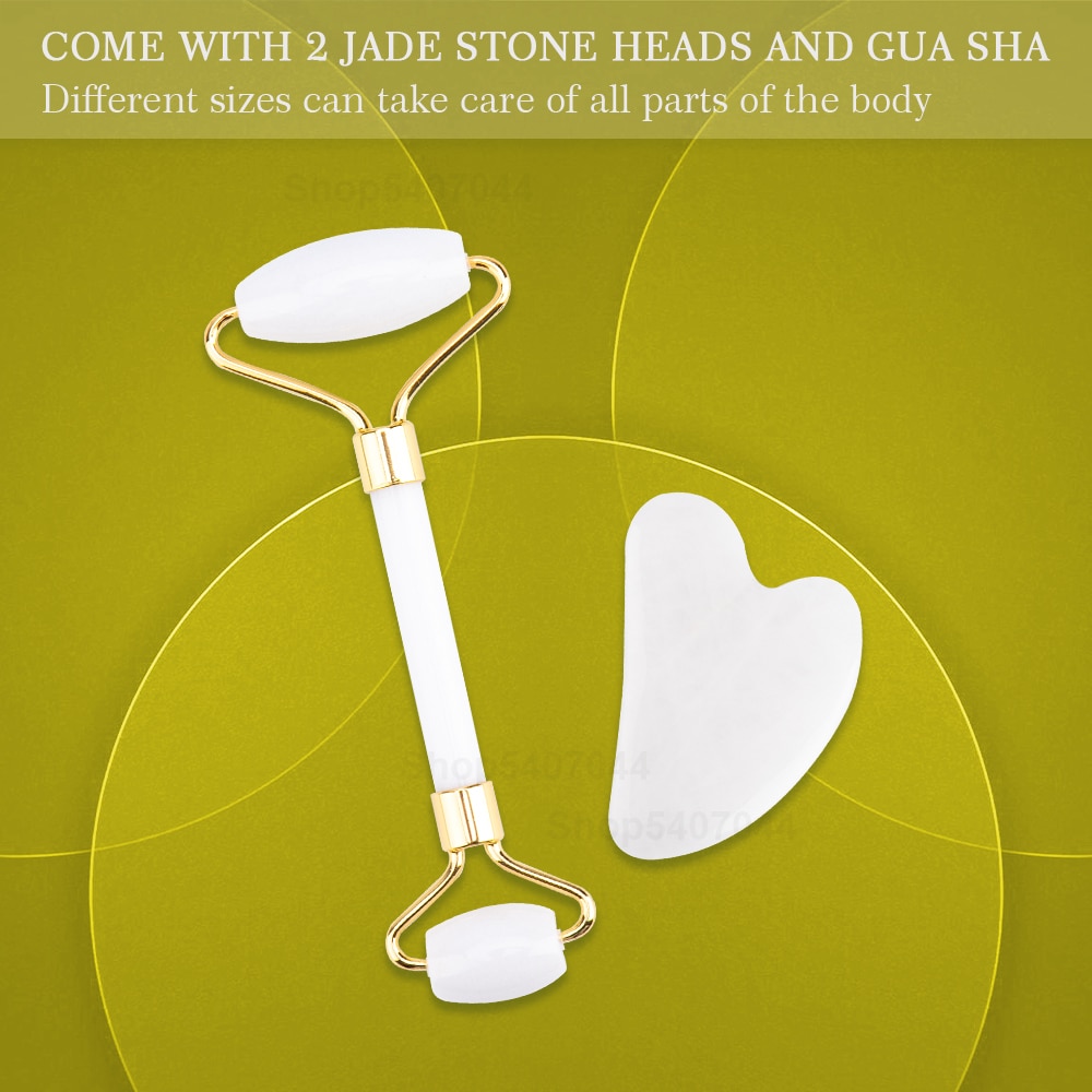 Lift Up Jade Stone Roller Massager for Face