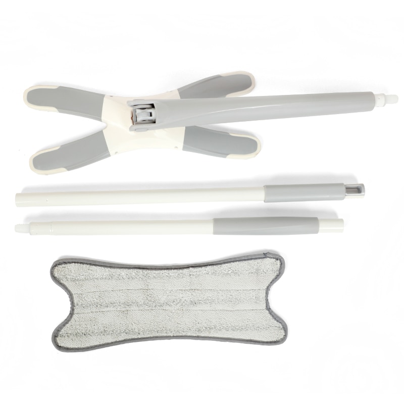 X-Type Floor Mop with Replaceable Cloths