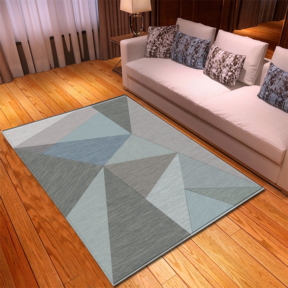 3D Geometric Print Rug