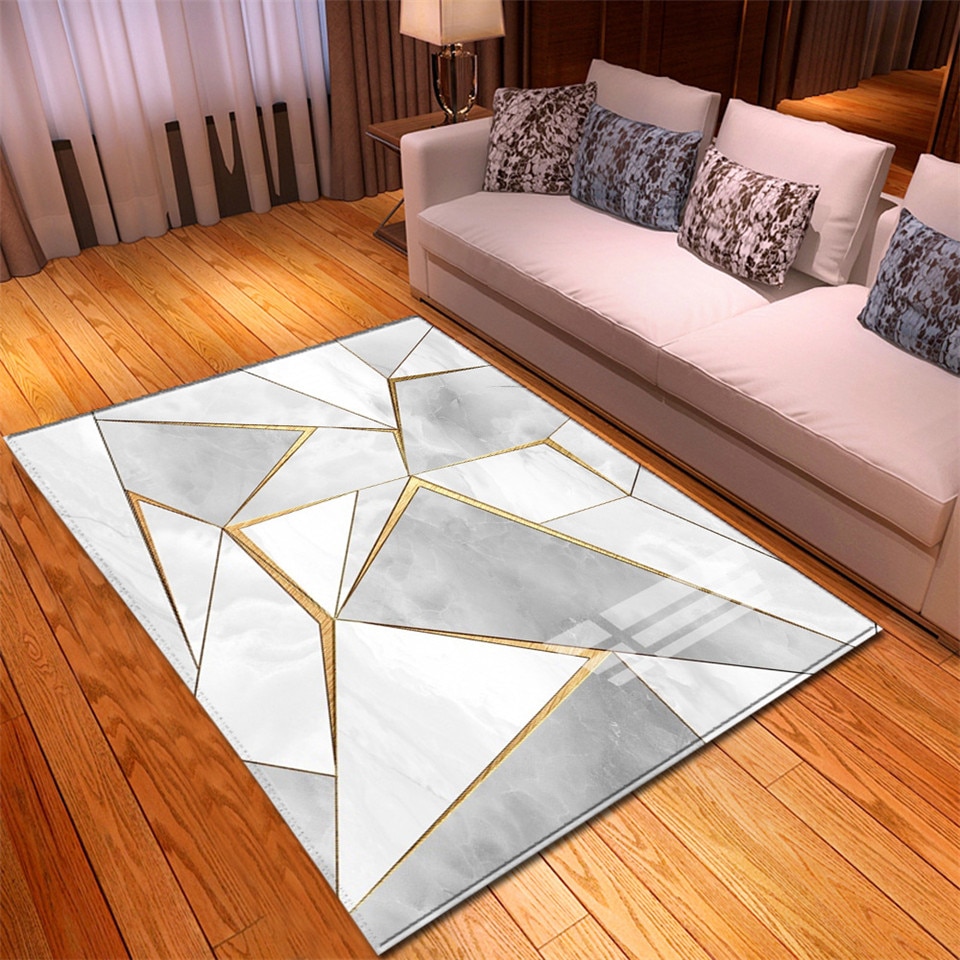 3D Geometric Print Rug