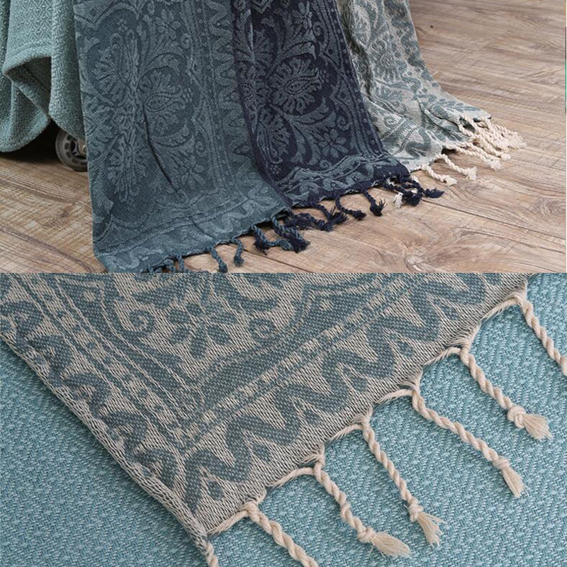 Classic Retro Floral Patterned Bedroom Blanket