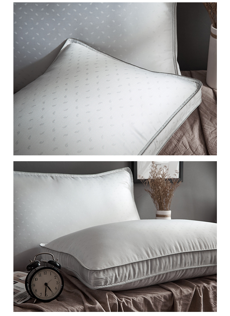 Silk Rectangle Shaped Pillow for Sleeping