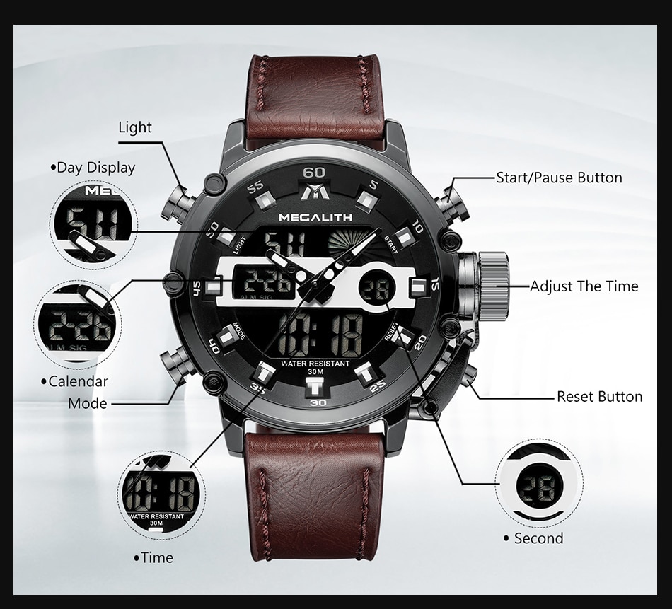 Men's Sport Waterproof Watch